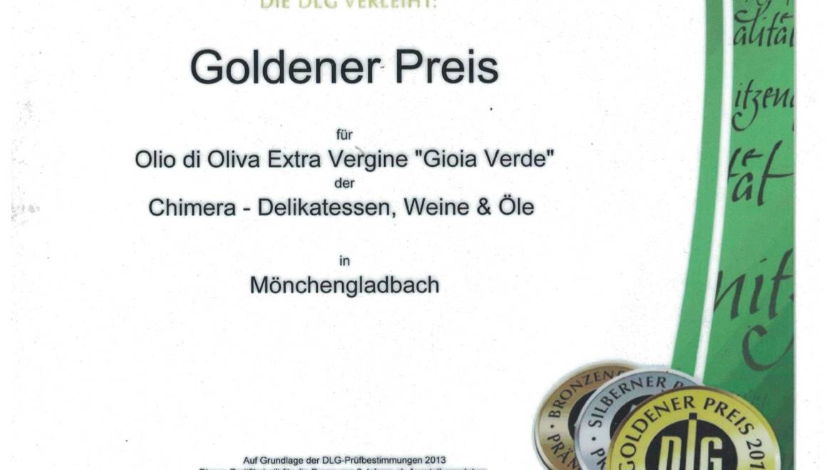DLG Gold Awards 2013