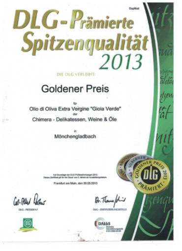 DLG Gold Awards 2013